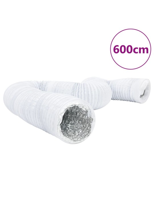 Ventilācijas kanāls, alumīnijs, 6 m, ø10 cm, pvc