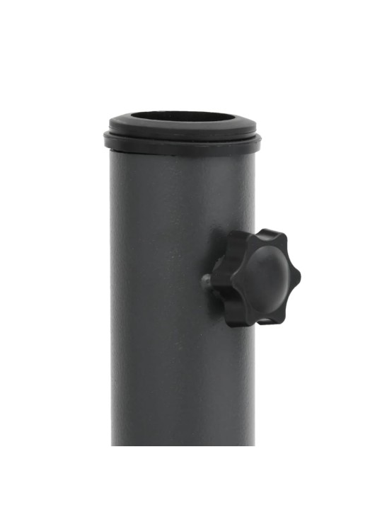 Saulessarga pamatne ar riteņiem, ø32/35/38 mm kātiem, 15 kg