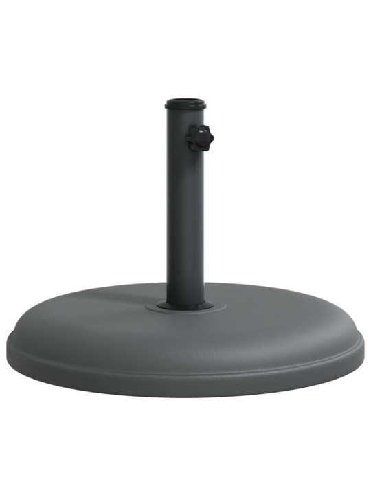 Saulessarga pamatne ar riteņiem, ø32/35/38 mm kātiem, 15 kg