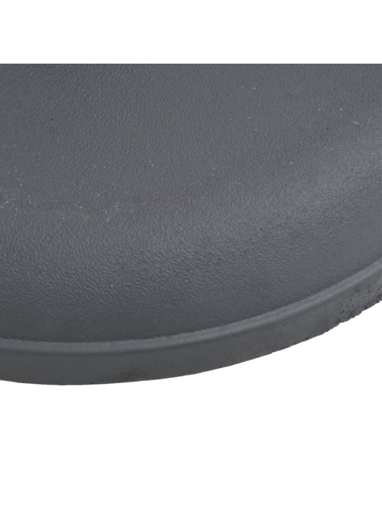 Saulessarga pamatne ar riteņiem, ø32/35/38 mm kātiem, 15 kg
