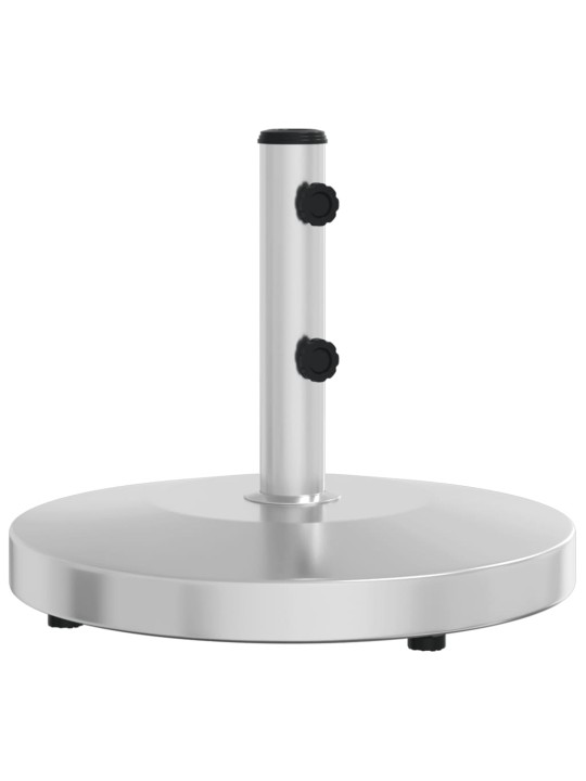 Saulessarga pamatne ar riteņiem, ø32/38/48 mm kātiem, 25 kg