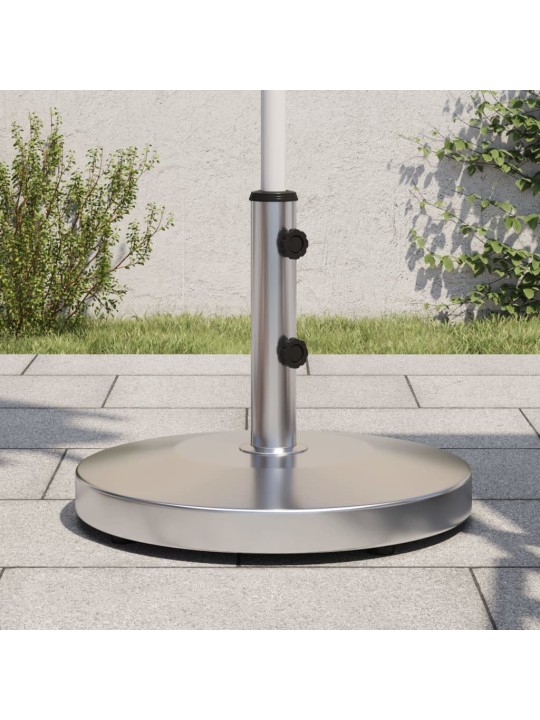 Saulessarga pamatne ar riteņiem, ø32/38/48 mm kātiem, 25 kg