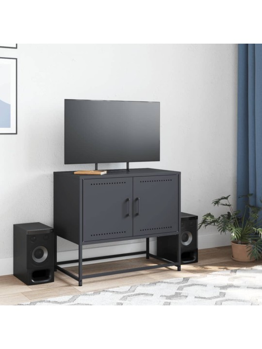 Tv skapītis, antracītpelēks, 68,5x39x60,5 cm, tērauds