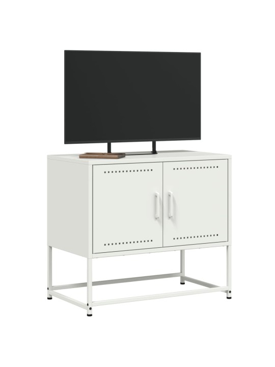 Tv skapītis, balts, 68,5x39x60,5 cm, tērauds