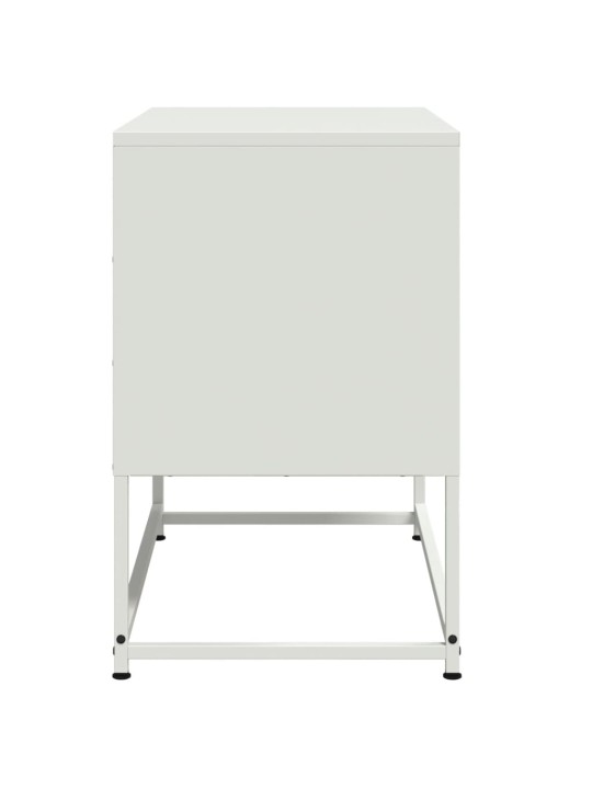 Tv skapītis, balts, 68,5x39x60,5 cm, tērauds
