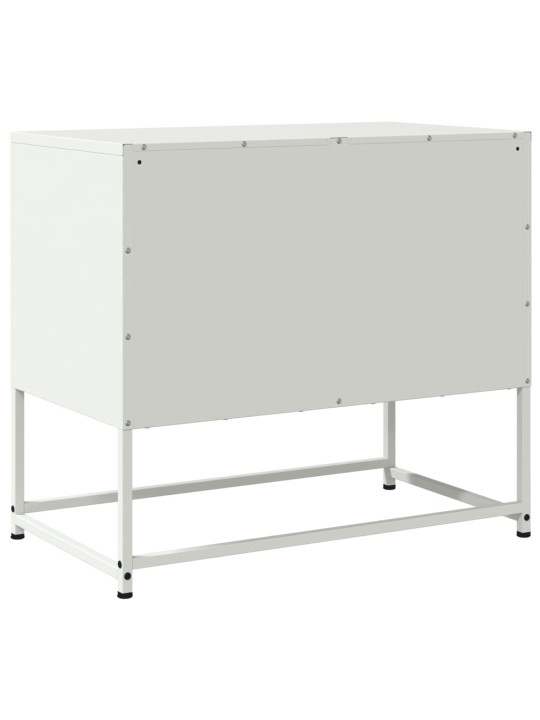 Tv skapītis, balts, 68,5x39x60,5 cm, tērauds