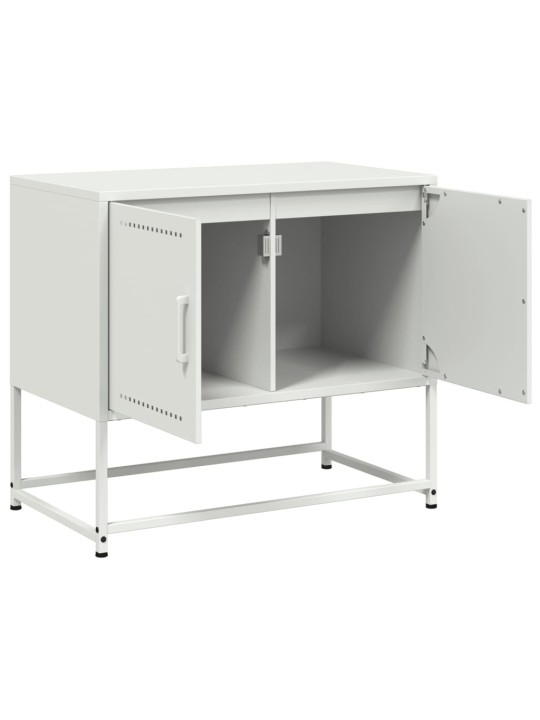 Tv skapītis, balts, 68,5x39x60,5 cm, tērauds