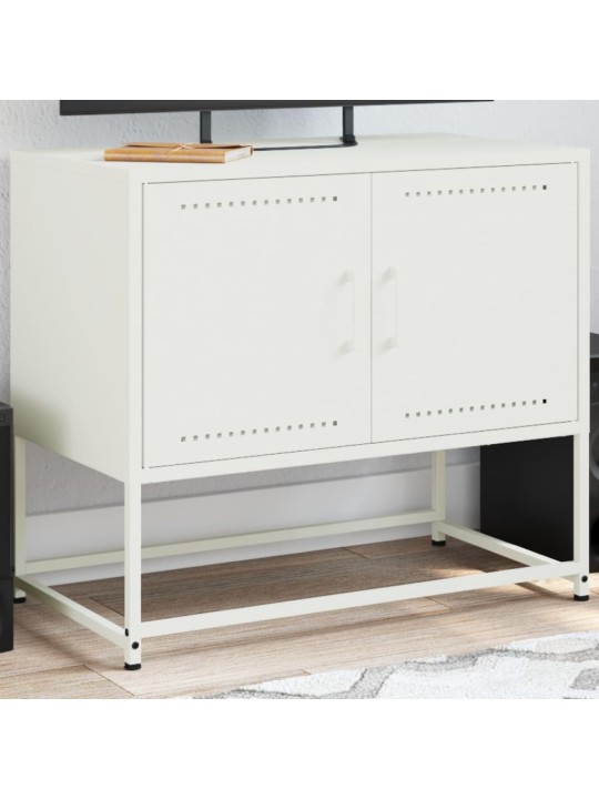 Tv skapītis, balts, 68,5x39x60,5 cm, tērauds