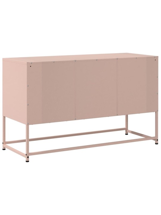 Tv skapītis, 100,5x39x60,5 cm, tērauds, rozā