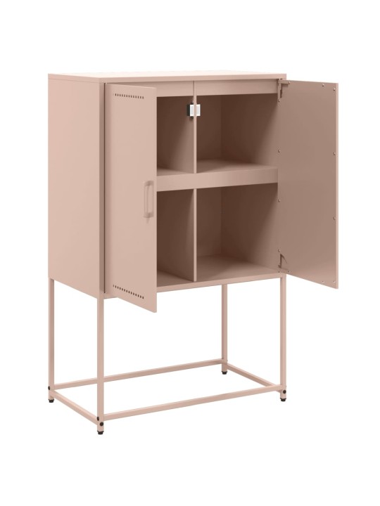 Tv skapītis, balts, 100,5x39x60,5 cm, tērauds