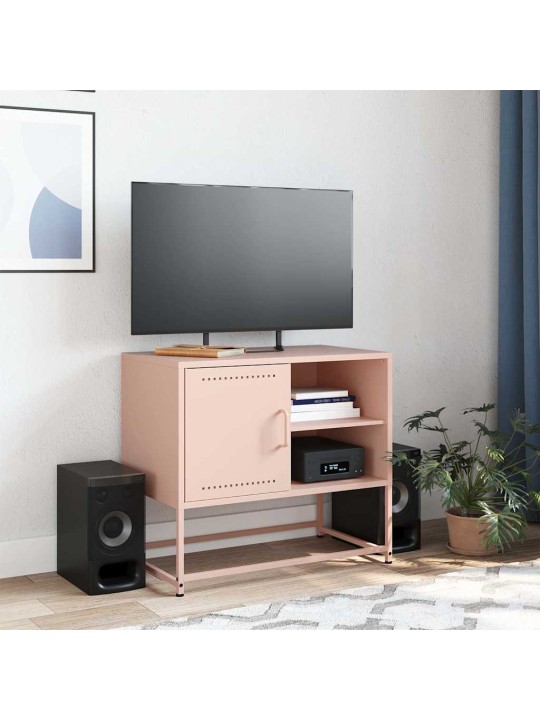 Tv skapītis, rozā, 68x39x60,5 cm, tērauds