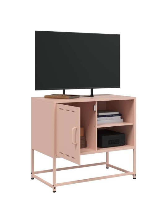 Tv skapītis, rozā, 68x39x60,5 cm, tērauds