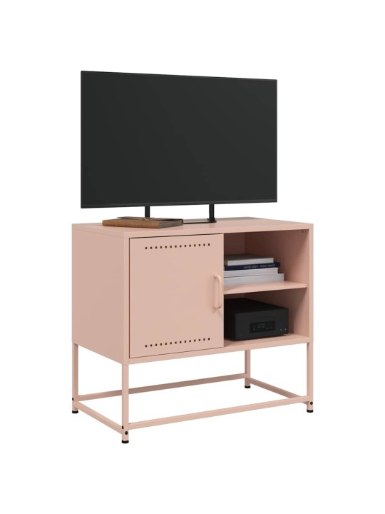 Tv skapītis, rozā, 68x39x60,5 cm, tērauds