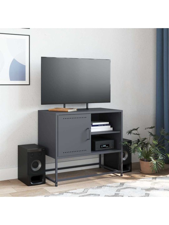 Tv skapītis, antracītpelēks, 68x39x60,5 cm, tērauds