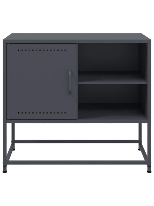 Tv skapītis, antracītpelēks, 68x39x60,5 cm, tērauds