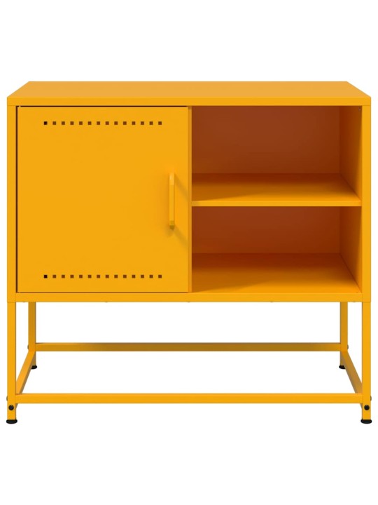 Tv skapītis, 68x39x60,5 cm, tērauds, sinepju dzeltens