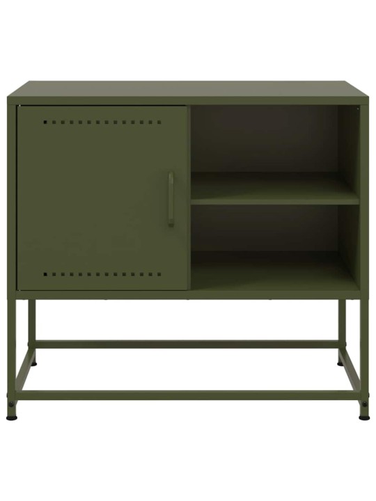 Tv skapītis, 68x39x60,5 cm, tērauds, olīvu zaļš