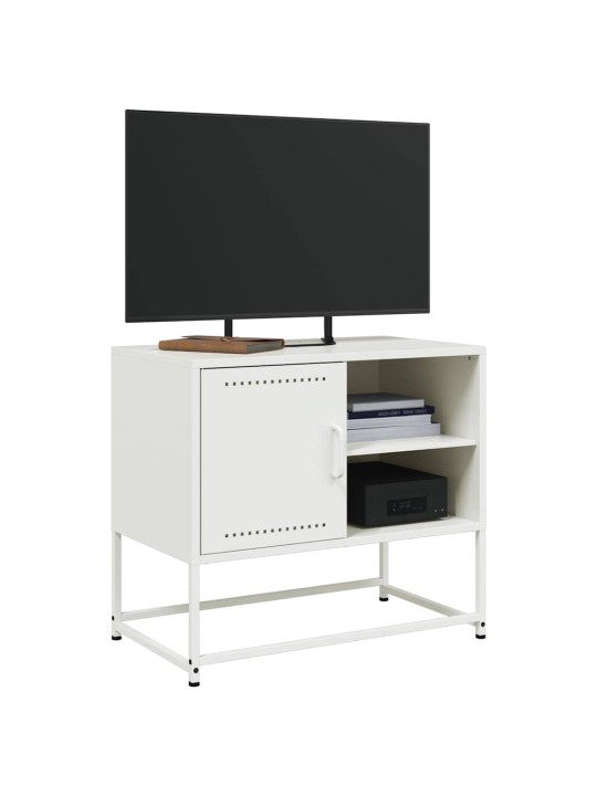 Tv skapītis, balts, 68x39x60,5 cm, tērauds