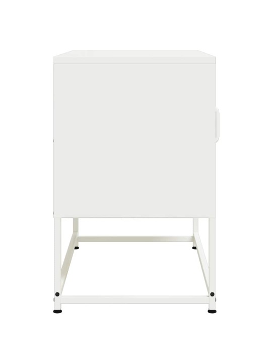 Tv skapītis, balts, 68x39x60,5 cm, tērauds