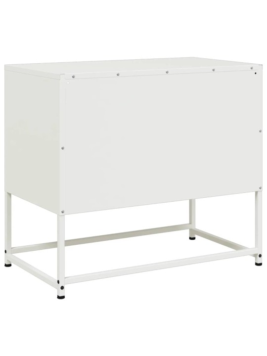 Tv skapītis, balts, 68x39x60,5 cm, tērauds