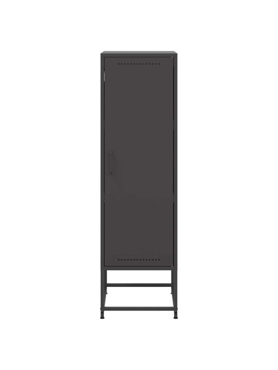 Augstais skapītis, melns, 36x39x123 cm, tērauds