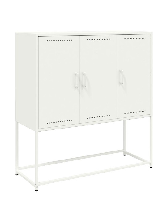 Augstais skapītis,balts, 100,5x39x107 cm, tērauds