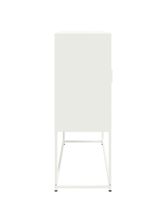 Augstais skapītis,balts, 100,5x39x107 cm, tērauds