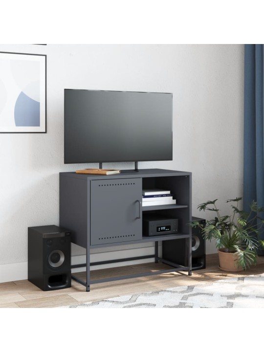 Tv skapītis, 100,5x39x60,5 cm, tērauds, rozā