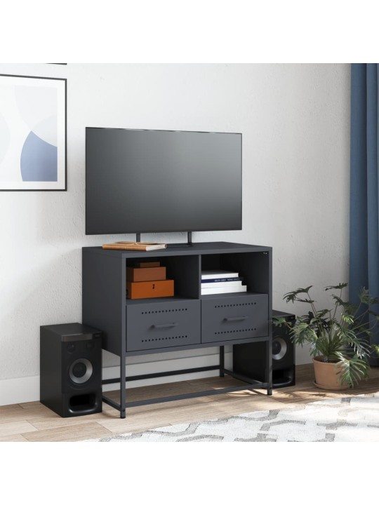 Tv skapītis, antracītpelēks, 68x39x60,5cm, tērauds