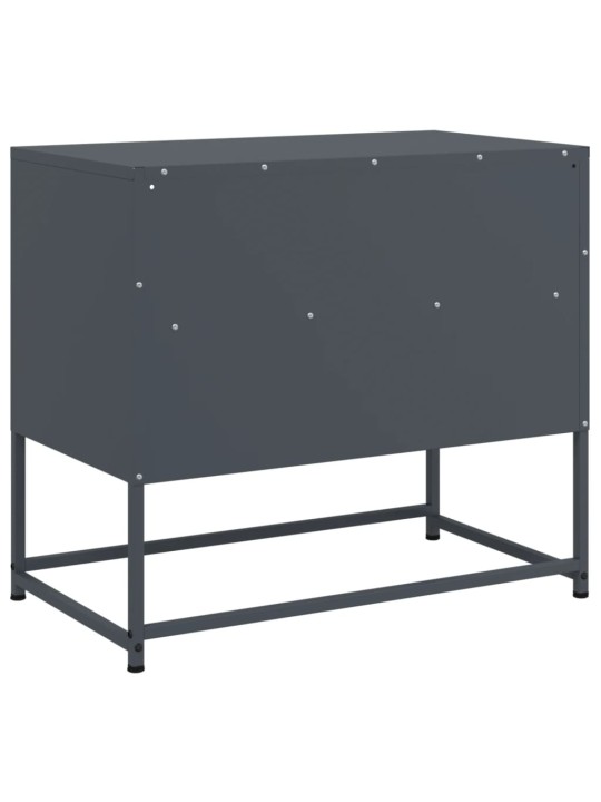 Tv skapītis, antracītpelēks, 68x39x60,5cm, tērauds
