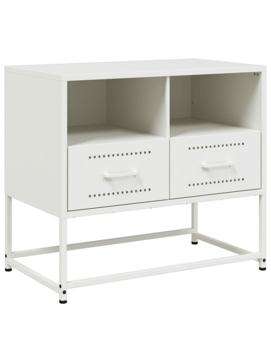 Tv skapītis, balts, 68x39x60,5 cm, tērauds