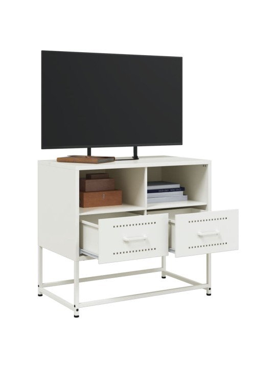 Tv skapītis, balts, 68x39x60,5 cm, tērauds