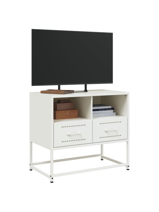 Tv skapītis, balts, 68x39x60,5 cm, tērauds
