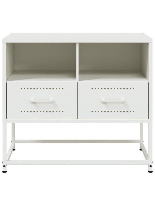 Tv skapītis, balts, 68x39x60,5 cm, tērauds
