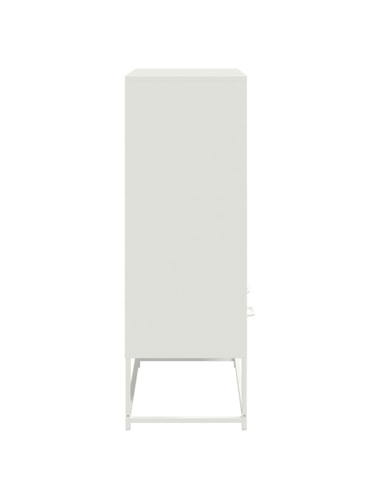 Augstais skapītis, balts, 68x39x111,5cm, tērauds