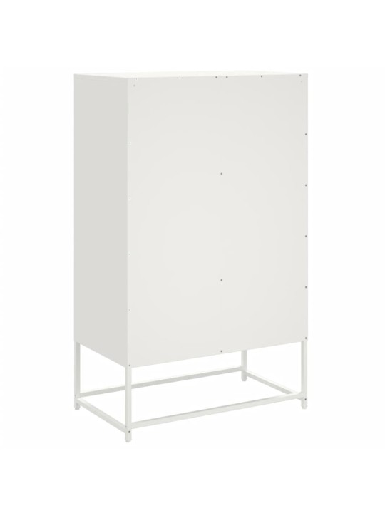 Augstais skapītis, balts, 68x39x111,5cm, tērauds