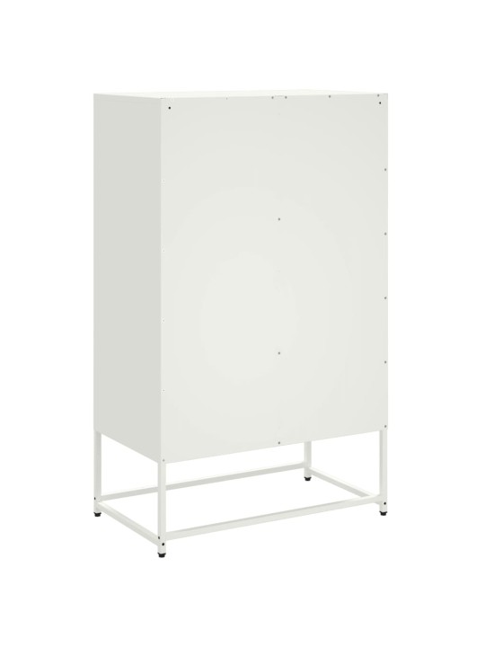 Augstais skapītis, balts, 68x39x111,5cm, tērauds