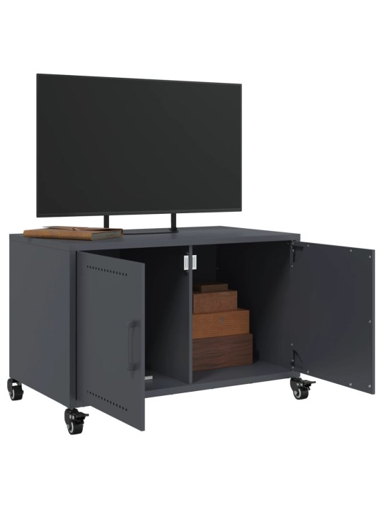 Tv skapītis, pelēks, 68x39x43,5 cm, tērauds