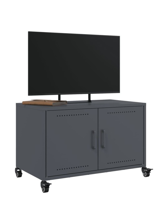 Tv skapītis, pelēks, 68x39x43,5 cm, tērauds