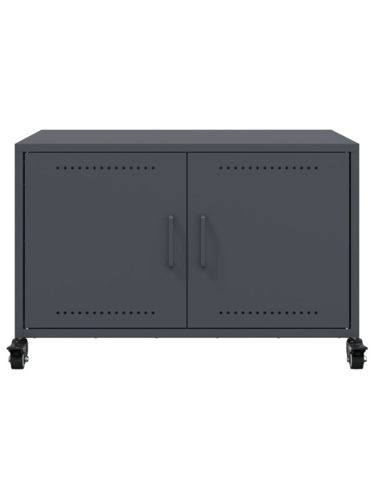 Tv skapītis, pelēks, 68x39x43,5 cm, tērauds