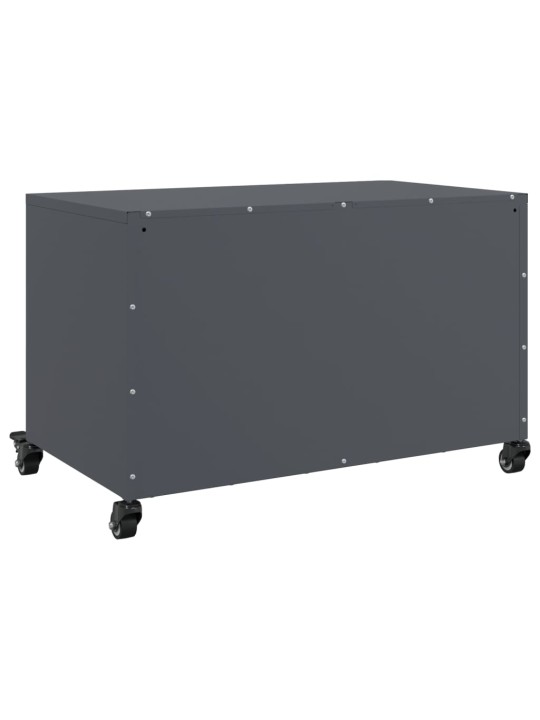 Tv skapītis, pelēks, 68x39x43,5 cm, tērauds