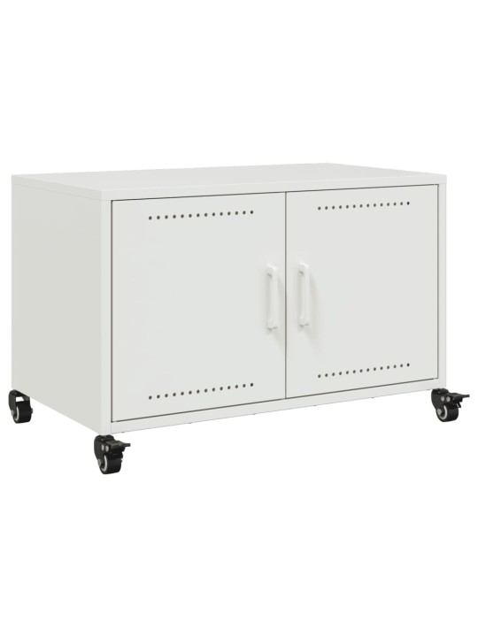 Tv skapītis, balts, 68x39x43,5 cm, tērauds