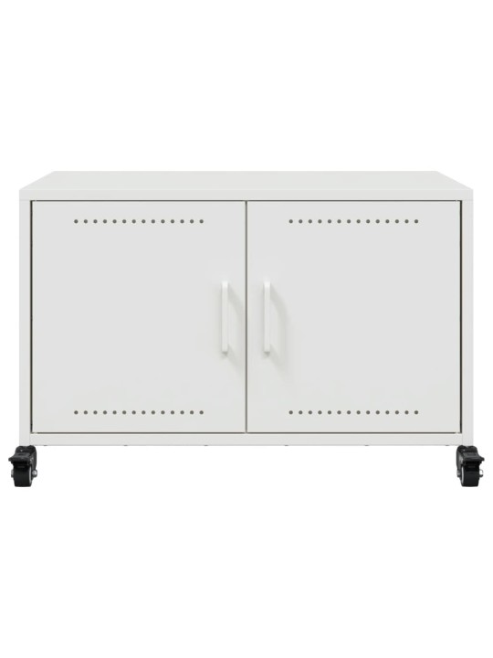 Tv skapītis, balts, 68x39x43,5 cm, tērauds