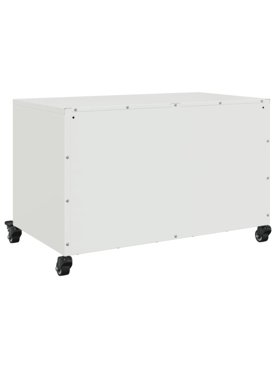 Tv skapītis, balts, 68x39x43,5 cm, tērauds