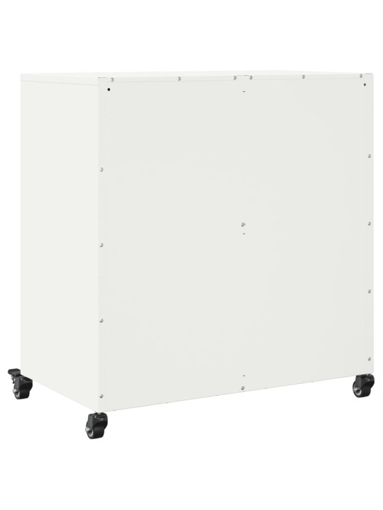 Kumode, balta, 68x39x72 cm, tērauds