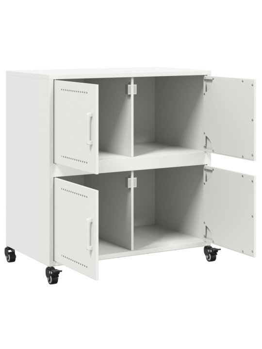 Kumode, balta, 68x39x72 cm, tērauds