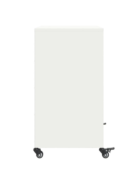 Kumode, balta, 68,5x39x72 cm, tērauds