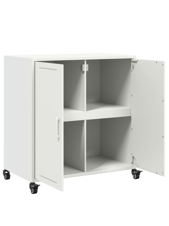 Kumode, balta, 68,5x39x72 cm, tērauds