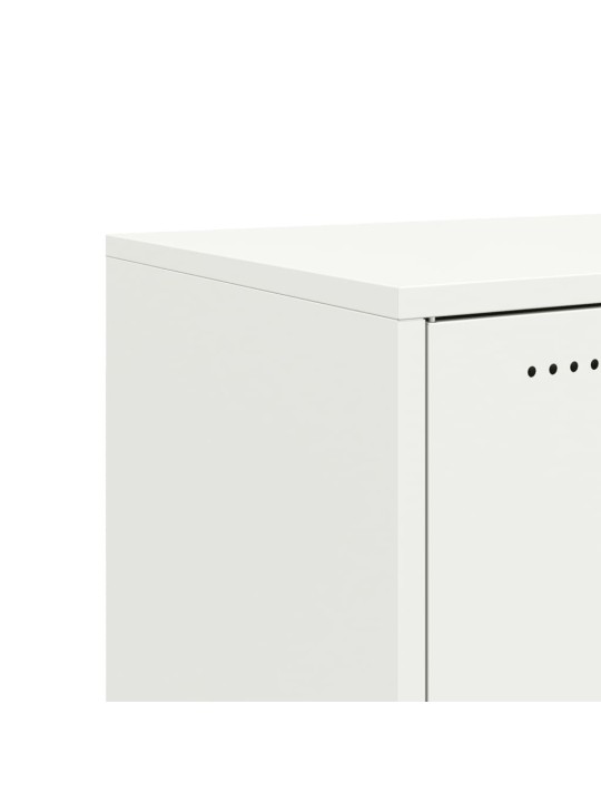 Kumode, balta, 68,5x39x72 cm, tērauds
