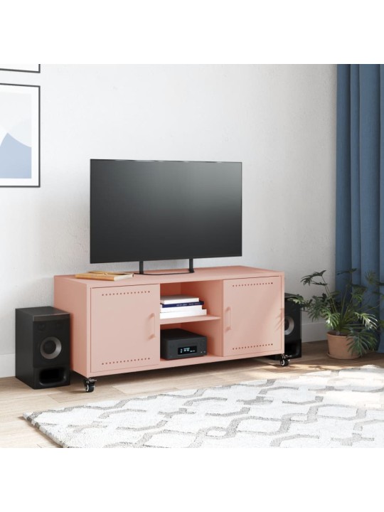 Tv skapītis, rozā, 100,5x39x43,5 cm, tērauds